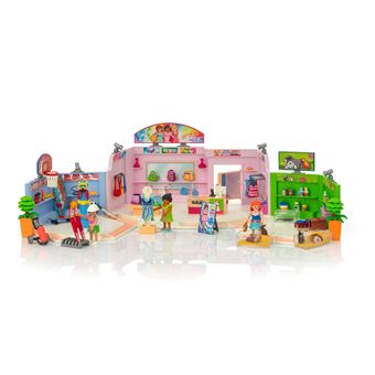 Set Playmobil City Life Pharmacie Avec Présentoir - Référence 9808, Occasion Bon état - Comprend Guichet, Personnages