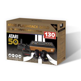 Console rétrogaming Atgames Atari Flashback 11 Gold 50ème Anniversaire 130 jeux inclus