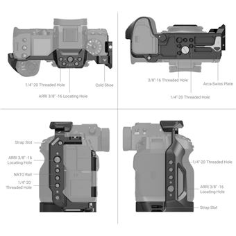 Cage SmallRig pour Fujifilm X-H2S Noir