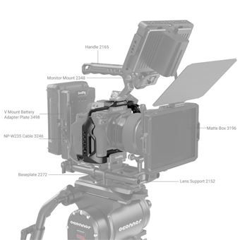 Cage SmallRig pour Fujifilm X-H2S Noir