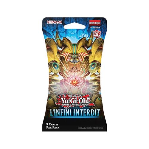 Cartes à collectionner Konami Yu-Gi-Oh Booster L'infini Interdit Tripack