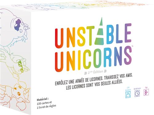 Jeu d’ambiance Asmodee Unstable Unicorns - Asmodee