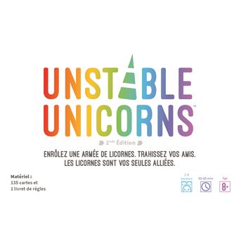 Jeu d’ambiance Asmodee Unstable Unicorns