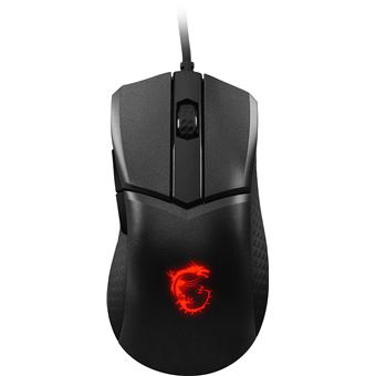 Souris filaire Gaming MSI Clutch GM31 Noir et rouge