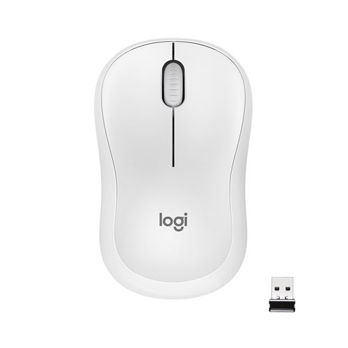Souris silencieux sans fil Bluetooth Logitech M220 Blanc