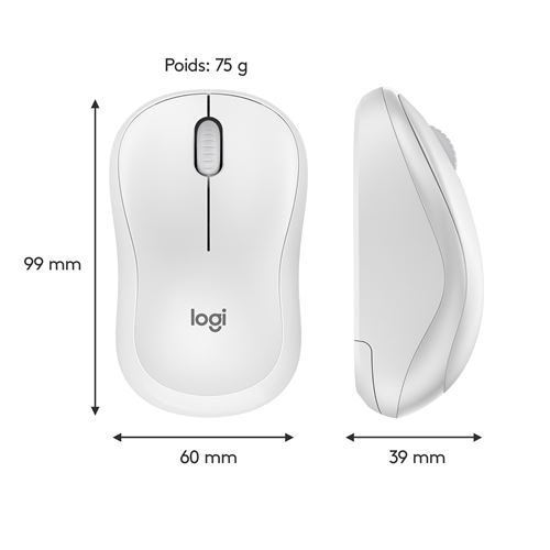 Logitech M220 Silent trådlös mus (blå) - Elgiganten