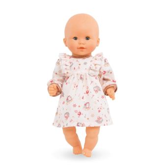 Robe d'enfant ancienne voile coton pour poupée ancienne ou poupon ancien