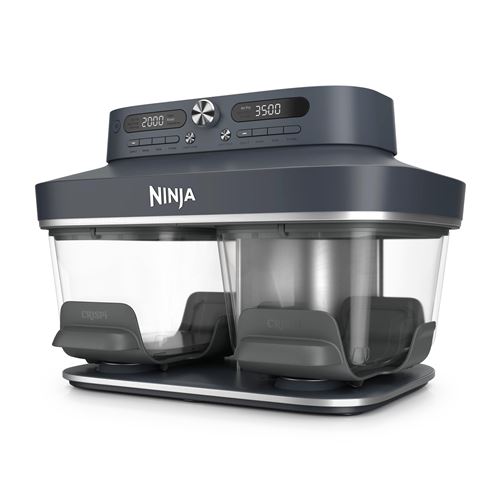 Air Fryer En Verre Ninja Crispi Dualzone 8-En-1 Dd102Eubl1 Bleue