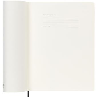 Agenda civil semainier Moleskine Grand Format Souple Bleu Saphir