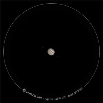 Télescope numérique Unistellar eVscope eQuinox Noir et gris anthracite