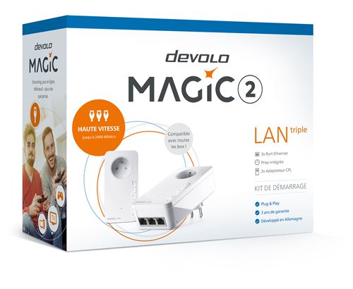 CPL DEVOLO DLAN 1200 Internet Partout Dans La Maison Compatible Avec