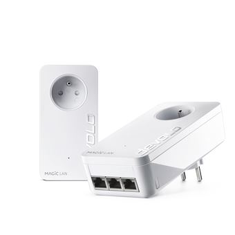 Tl-Pa8030Pkit 1200 Mbps Pack De 2 Adaptateurs Cpl (3 Ports Ethernet