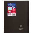 Cahier Clairefontaine Koverbook protège-cahier piqué polypro 96 pages Séyès 24 x 32 cm Gris Transparent