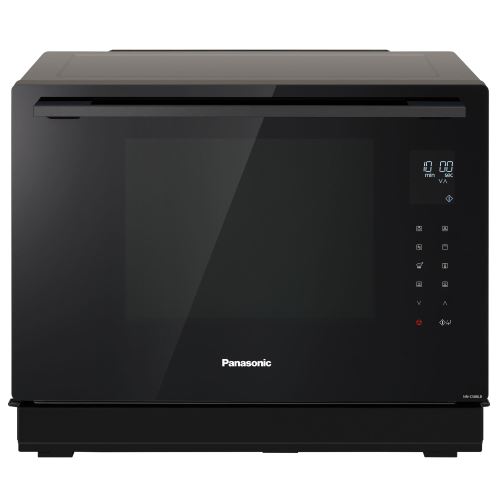 Panasonic© - Panasonic NN-CS88LBEPG Four combiné à vapeur 4 en 1 : vapeur, micro-ondes, grille, convection, technologie inverter, 31 l, 36 programmes automatiques, cuisson sur 2 niveaux, noir anthracite