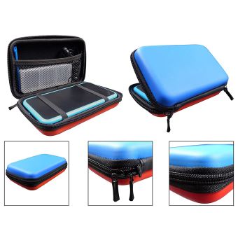 Etui Subsonic Bleu et Rouge pour Nintendo New 2DS XL et New 3DS XL