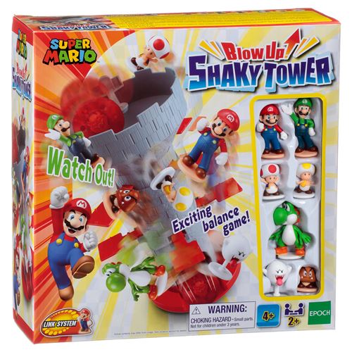 SUPER MARIO Blow Up! Shaky tower Jeu de société EPOCH 7356