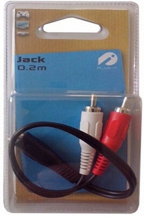 LINEAIRE - 2RCA/JACK 3.5MM FEMALE