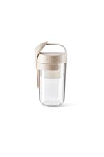 Jar To Go Organic avec cuillère Lékué 0301020V19U150 600 ml Beige