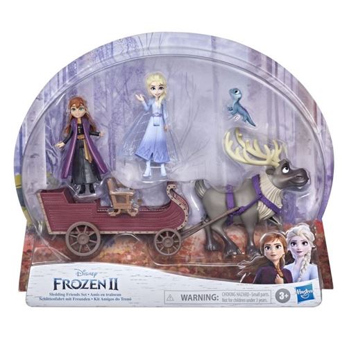 Coffret mini univers Disney Frozen La Reine des Neiges 2 Amis en traîneau