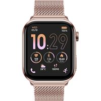 Montre Connectée Ice-Watch Smart 2.0 Gold - Écran AMOLED 1.7", Bracelet Mailles Milanais, étanche IP68 - 10