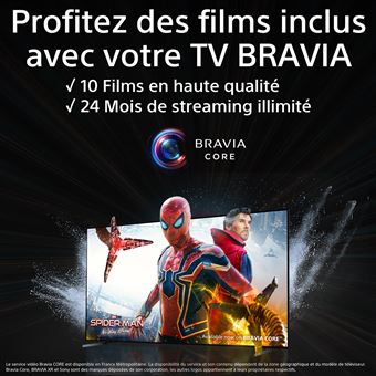 Sony Bravia XR XR-55A80L - Classe de diagonale 55" (54.6" visualisable) - A80L Series TV OLED - Smart TV - Google TV - 4K UHD (2160p) 3840 x 2160 - HDR - noir titane