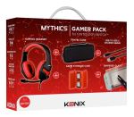 Pack Gaming Nintendo Switch Konix Casque + Sacoche de transport + 4 cartouches de jeux + Câble USB + Protection d'écran