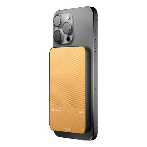 Batterie externe magnétique Native Union Power Bank (Re)Classic 5000 mAh Jaune