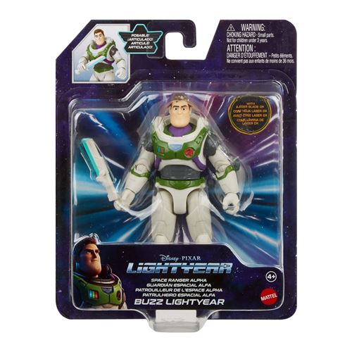 Figurine articul&eacute;e Disney Pixar Buzz l'&eacute;clair combinaison alpha 12 cm