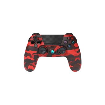 Manette Gaming sans fil Bluetooth pour PS4 Under Control Rouge camo