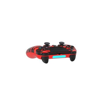 Manette Gaming sans fil Bluetooth pour PS4 Under Control Rouge camo