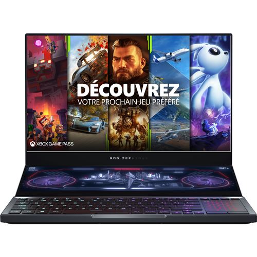 PC Portable Asus ROG Zephyrus Duo GX550LWS-54T 15.6 Intel Core i7 32 Go RAM 1 To SSD Gris Exclusivité