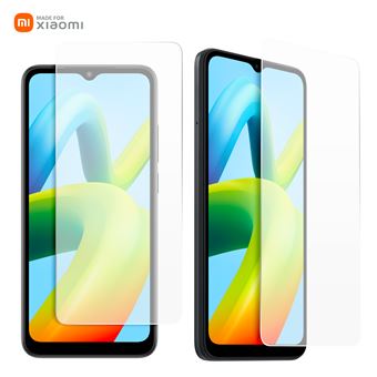 Pack Coque Made For Xiaomi TPU Noir + Verre trempé Transparent pour Redmi A1