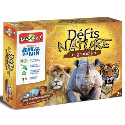 Le Grand Jeu Bioviva Défis Nature Avec Cartes Collector