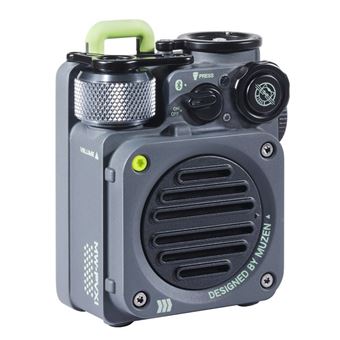 Muzen waterbestendige draagbare mini Bluetooth-luidspreker Grijs - 1
