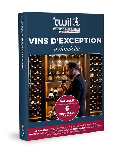Coffret cadeau Twil Vins d exception à domicile