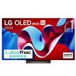 TV OLED Evo LG OLED55C4 139 cm 4K UHD Smart TV Noir et Brun