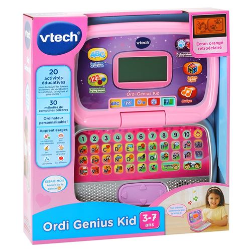 Ordinateur Éducatif Vtech Ordi Genius Kid – 20 Activités Évolutives pour Enfants 3-7 Ans - vue 3