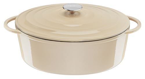 Cocotte Ovale Tefal Lov E2590604 34 Cm Beige