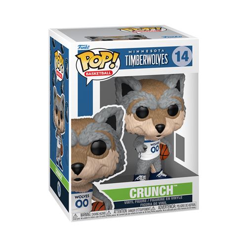 NBA Legends Figurine POP! Mascots Wolves Crunch The Wolf 9 cm - vue 2