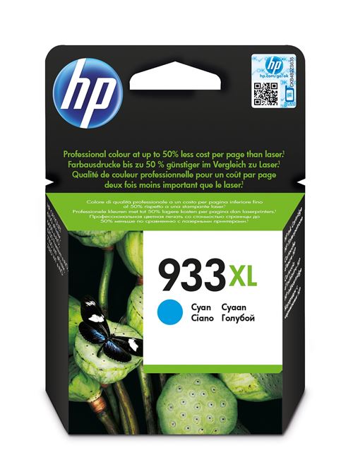 Cartouche d'encre OfficeJet HP 933 XL (CN054AE) - Cyan