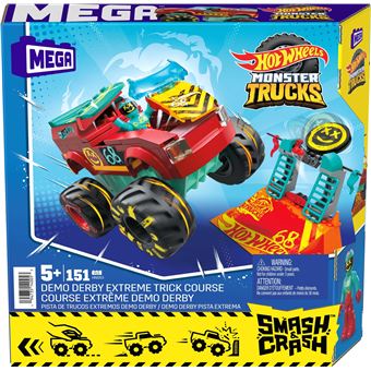 Jeu de construction Mega Bloks Hot Wheels Derby Course Extreme