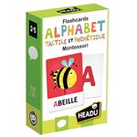 Jeu écriture et lettres Headu Flashcards Alphabet Tactile et Phonétique