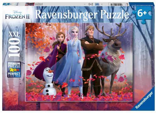 Puzzle 100 pièces XXL Ravensburger La Reine des Neiges 2 Magie Forêt Disney