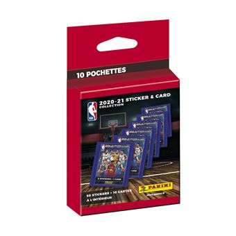 Blister de 10 pochettes Panini NBA 2020-2021