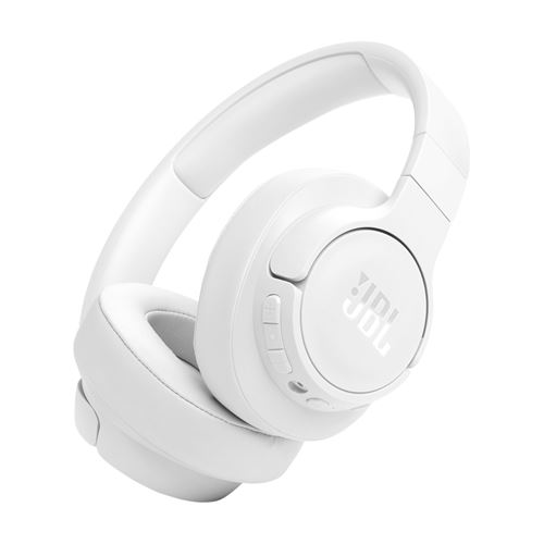 Casque supra-auriculaire sans fil Bluetooth JBL Tune 770NC à réduction de bruit adaptative Blanc