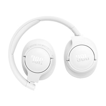 Casque supra-auriculaire sans fil Bluetooth JBL Tune 770NC à réduction de bruit adaptative Blanc