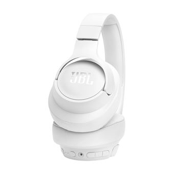 Casque supra-auriculaire sans fil Bluetooth JBL Tune 770NC à réduction de bruit adaptative Blanc