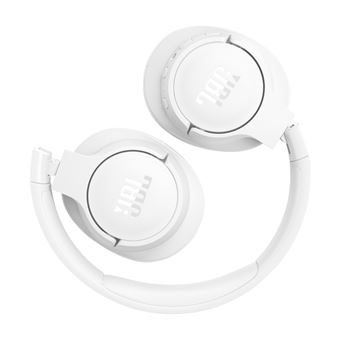 Casque supra-auriculaire sans fil Bluetooth JBL Tune 770NC à réduction de bruit adaptative Blanc