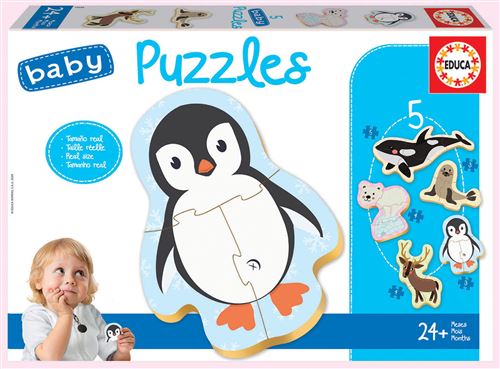 Puzzle enfant Educa Animaux polaires