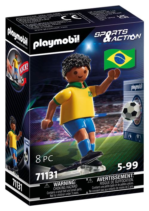 Playmobil 71131 Joueur De Football Brésilien